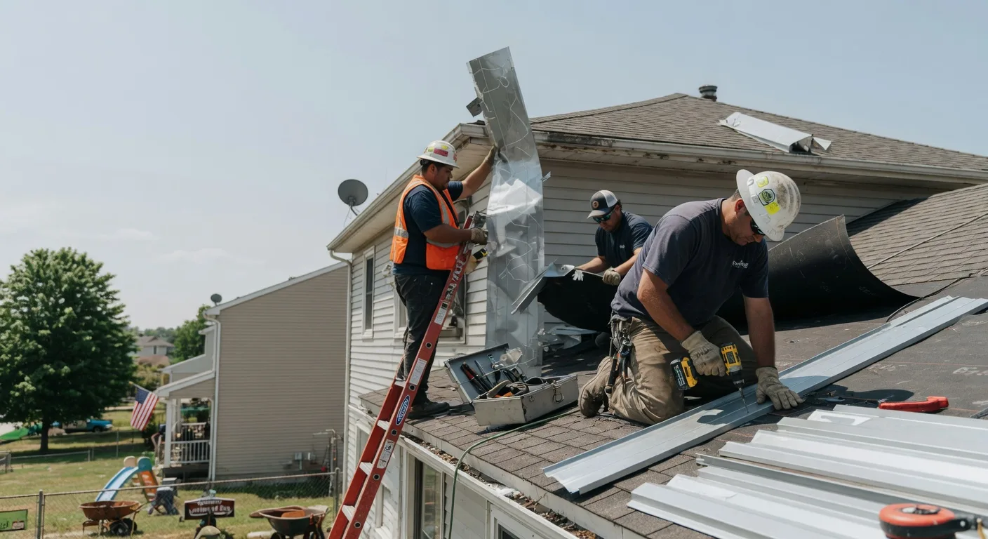 Storm Damage Metal Roof Repair in Amargosa Valley, NV
